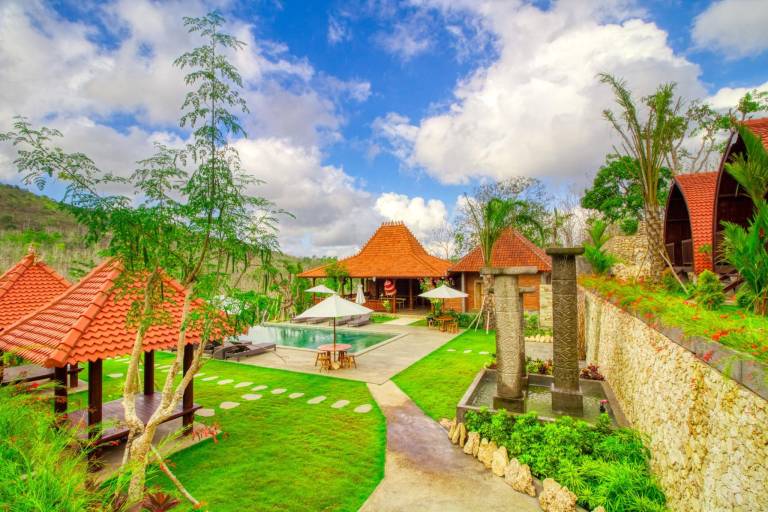 The Klumpu Villa in Penida Island