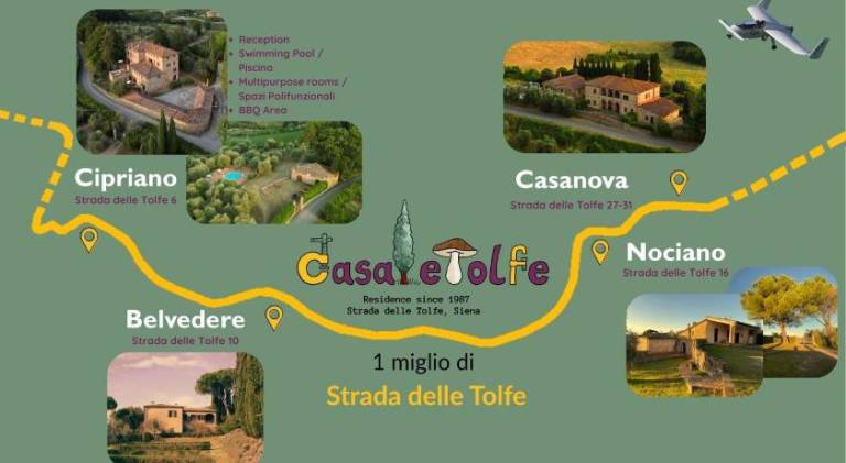 Big serviced apartment with barbecue, pool & terrace | Pets allowed in Siena