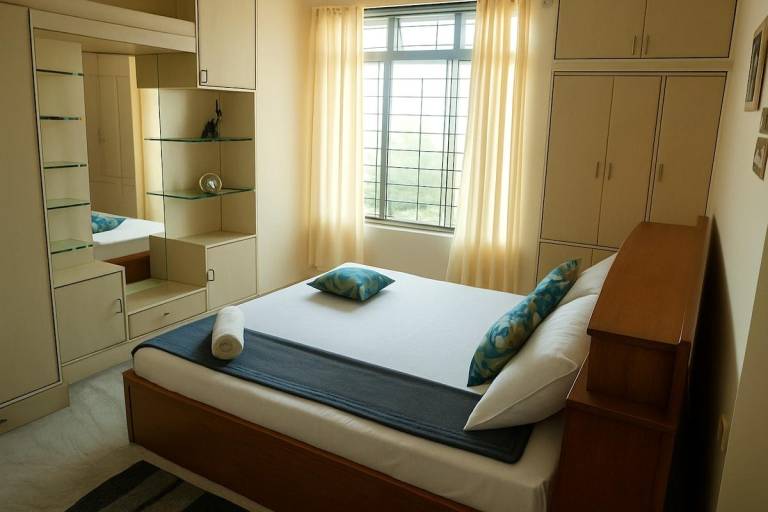 Rental apartment with 3 rooms for 6 persons in Guwahati