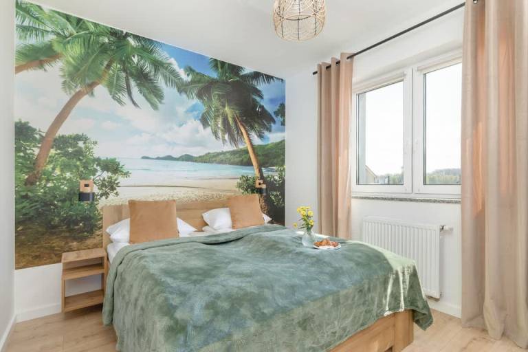 Ferienwohnung mit Hund inUstronie Morskie, Polnische Ostsee  f&uuml;r max. 4 Personen