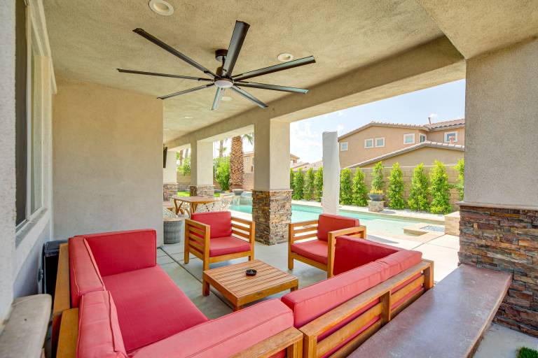 Spacious Indio Home: Pool, Grill, & Fire Pits — photo 2