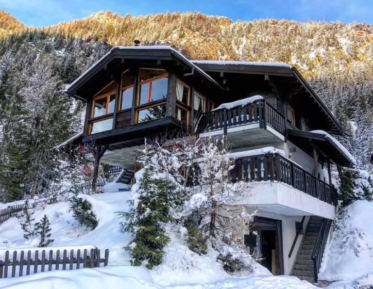 Ferienhaus mit Hund in Orsières, Wallis für max. 8 Personen