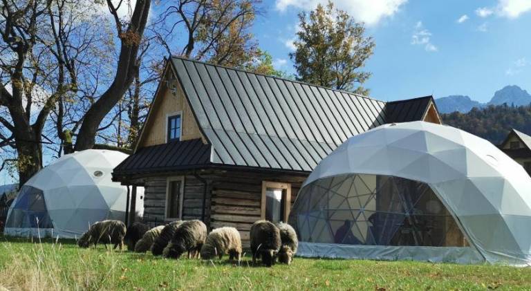 Tent with 1 room for 2 persons in Koscielisko