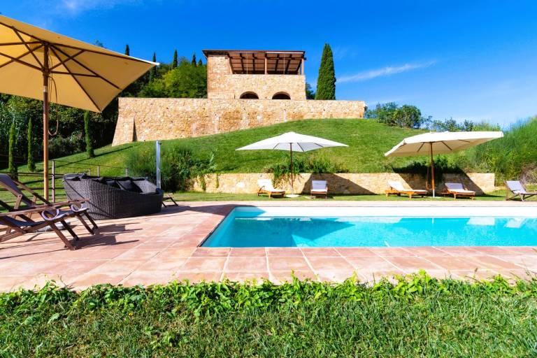  in Montaione, Toskana, Italien