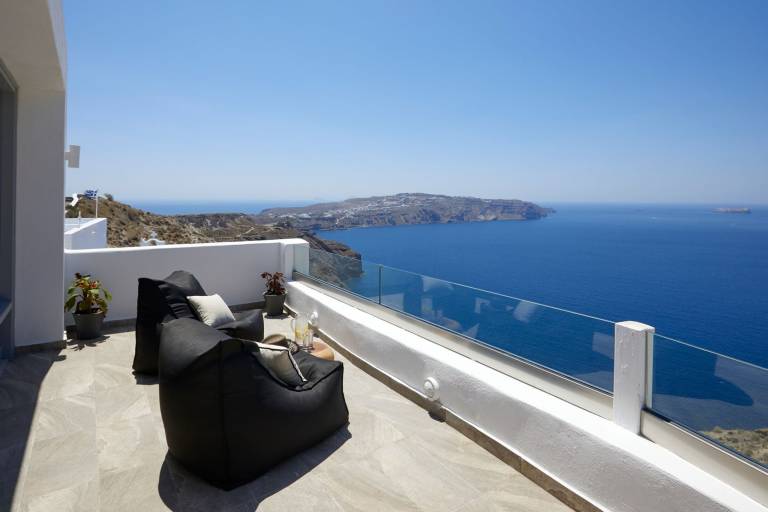 Ferienhaus in Megalochori, Santorin, Griechenland