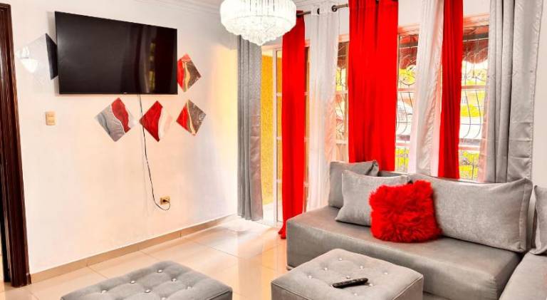 1Dom Rep - Huge cozy 3 bedrooms - close to all transportation Jacobo Majluta - Residencial Paradise in Santo Domingo