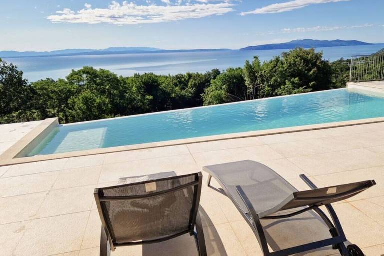Villa with terrace in Opatija