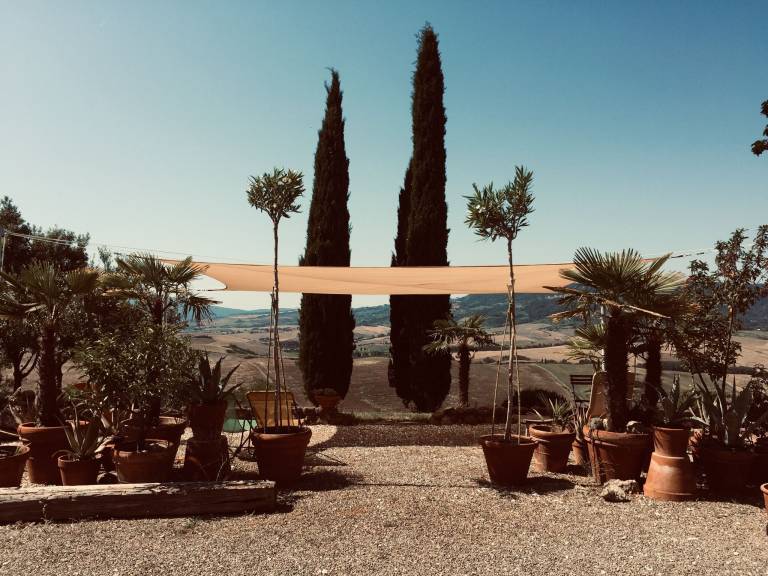 Rental apartment with BBQ in Terricciola