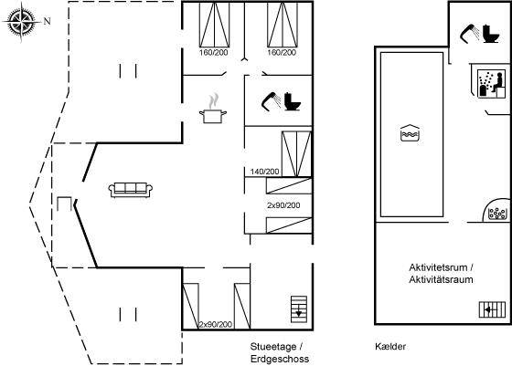 192 m² Ferienhaus ∙ 5 Schlafzimmer ∙ 12 Gäste – Bild 23