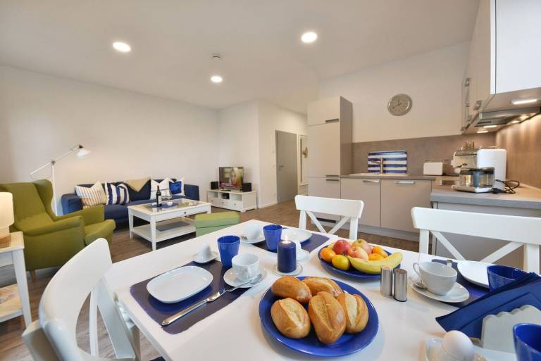 Komfortable Ferienwohnung Blaues Haus App. 1 mit Meerblick und Terrasse — photo 2