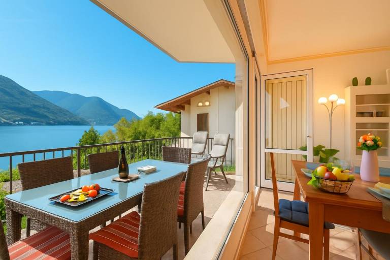 Charming apartment with patio | Water view | Dogs allowed in Gardone Riviera