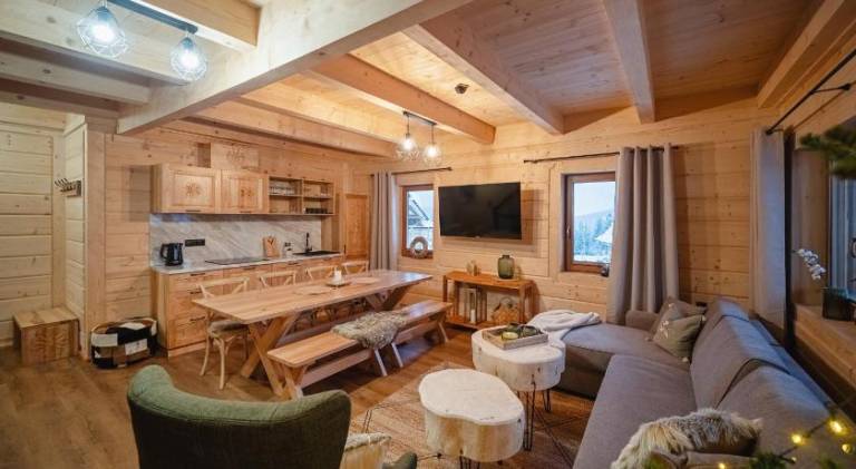 Apartment with sauna & yard in Koscielisko