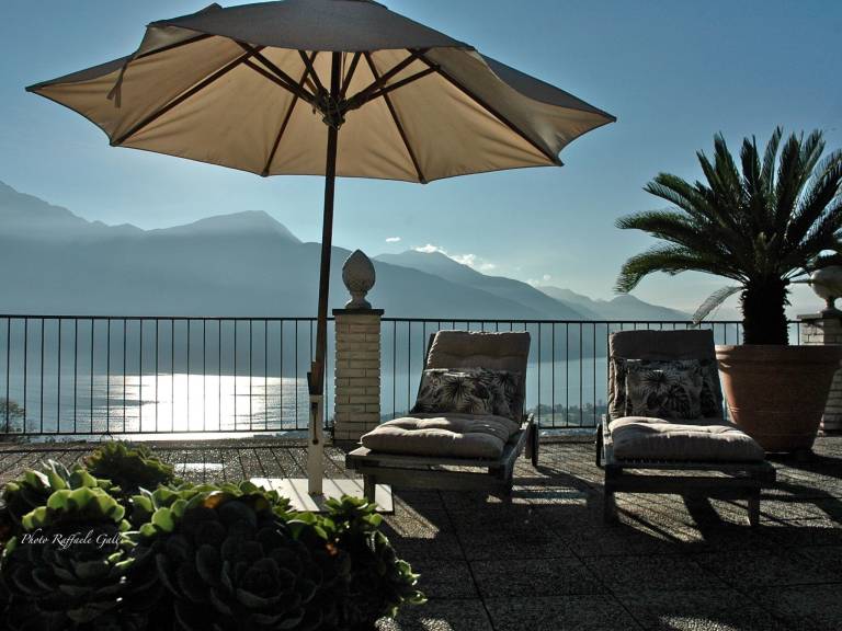 Casa Domenica mit Blick aufs Wasser