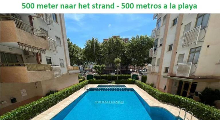 Rental apartment with pool & terrace in Gandia