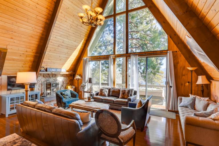 A-Frame Home w/ 3 Decks & Lake Arrowhead Views! — photo 2