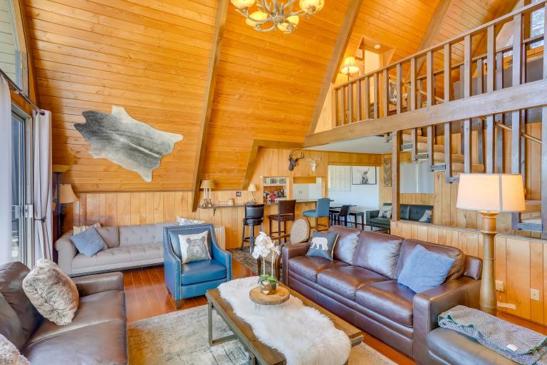 A-Frame Home w/ 3 Decks & Lake Arrowhead Views! — photo 5