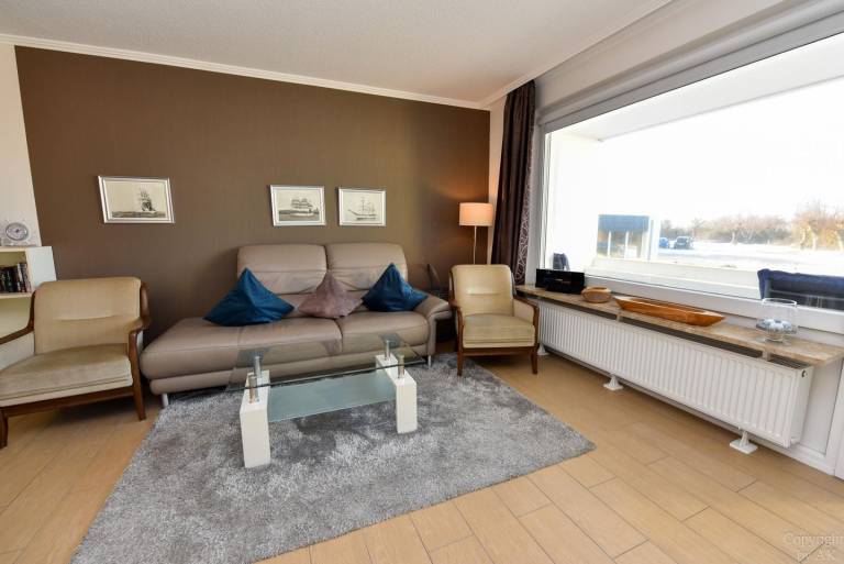 Komfortable Ferienwohnung im Haus Atlantic mit Balkon, Sauna und Strandlage in Cuxhaven in Cuxhaven