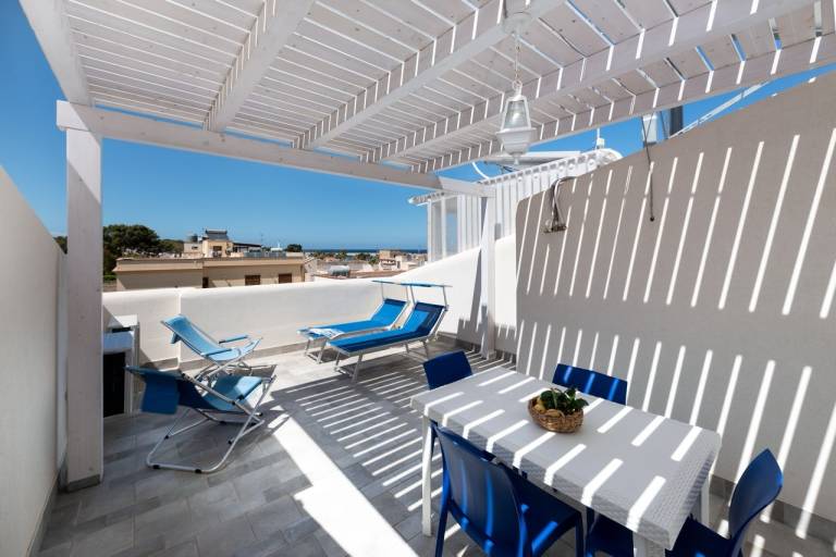 Child-friendly wonderful apartment with patio | Sea view | Beach nearby | Pets are welcome in Trapani