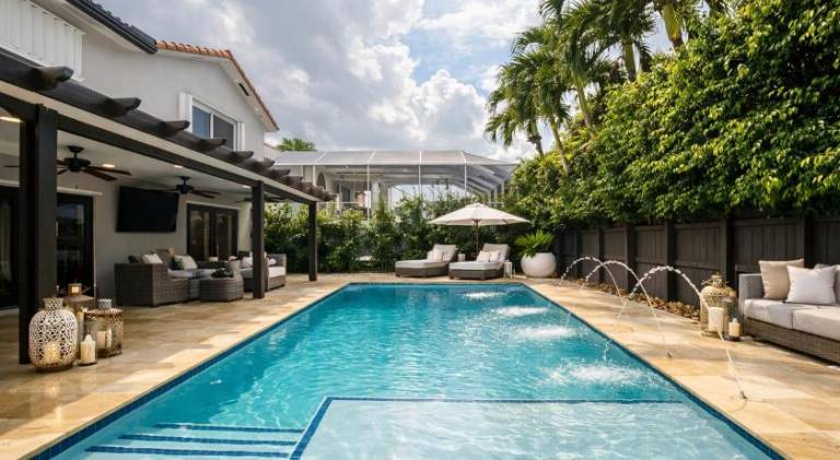 Villa with jacuzzi & pool | Dogs allowed in Miami Lakes, FL