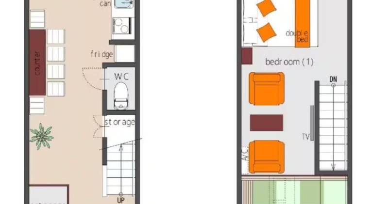 58 m&sup2; Ferienwohnung
