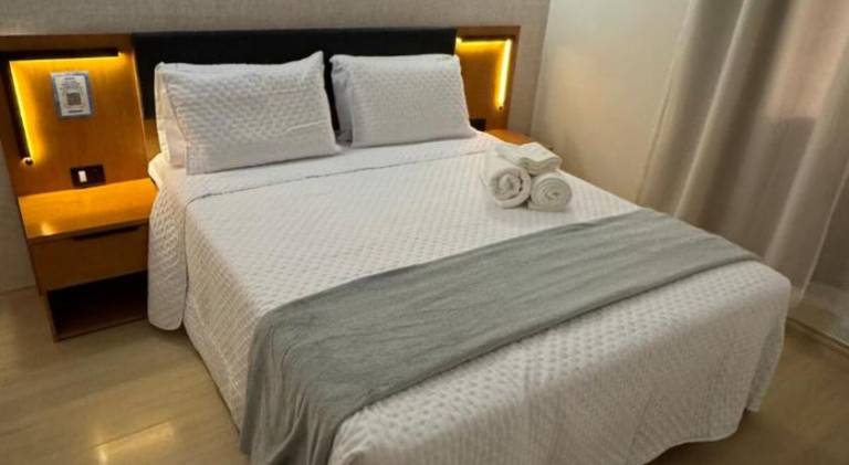 Apartment with pool in Olímpia