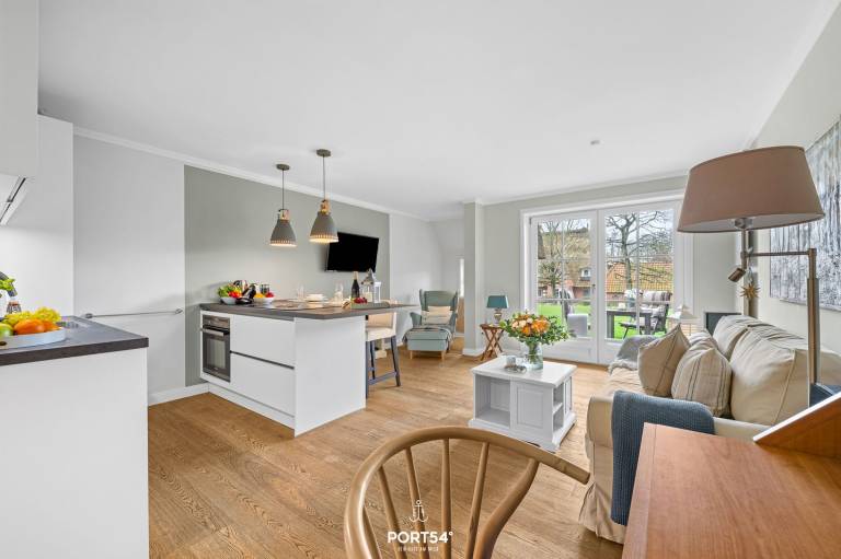 Holiday apartment Reet & Meer: Stylish comfort near the North Sea beach in Büsumer Deichhausen — photo 2