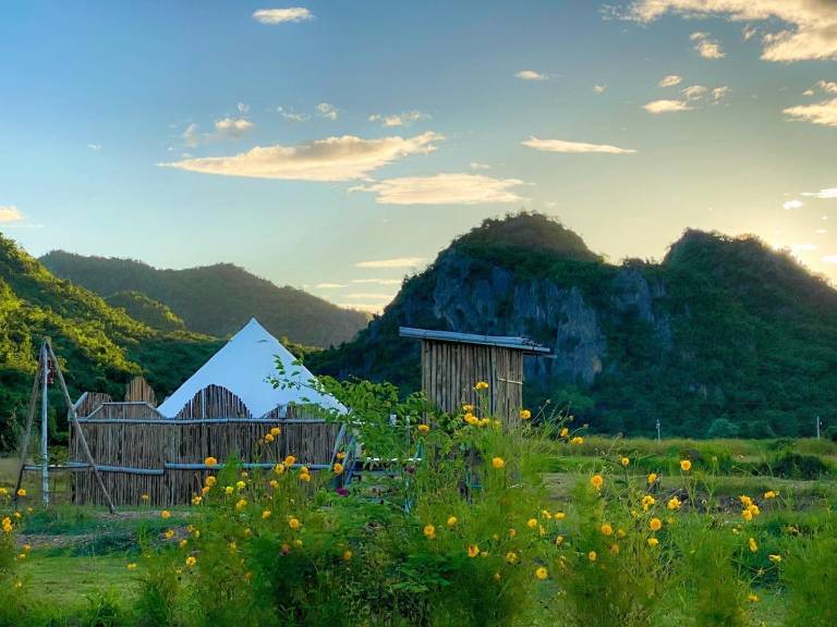 Khao Poon Camping - Air-Conditioned Tent in Kanchanaburi