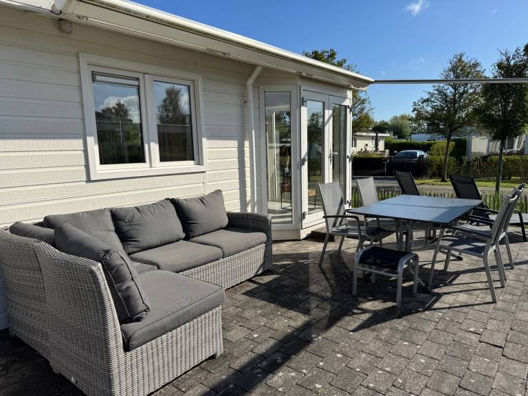 EuroParcs Schoneveld / Breskens Chalet Huis Joschi mit Zaun & Airco Haus Nr. G139