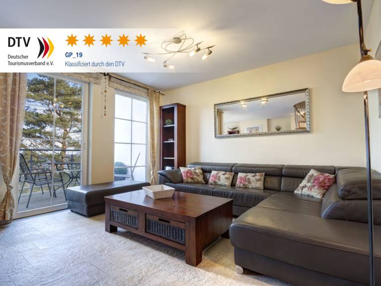 Ferienwohnung mit Hund in Seebad Heringsdorf, Usedom f&uuml;r max. 4 Personen