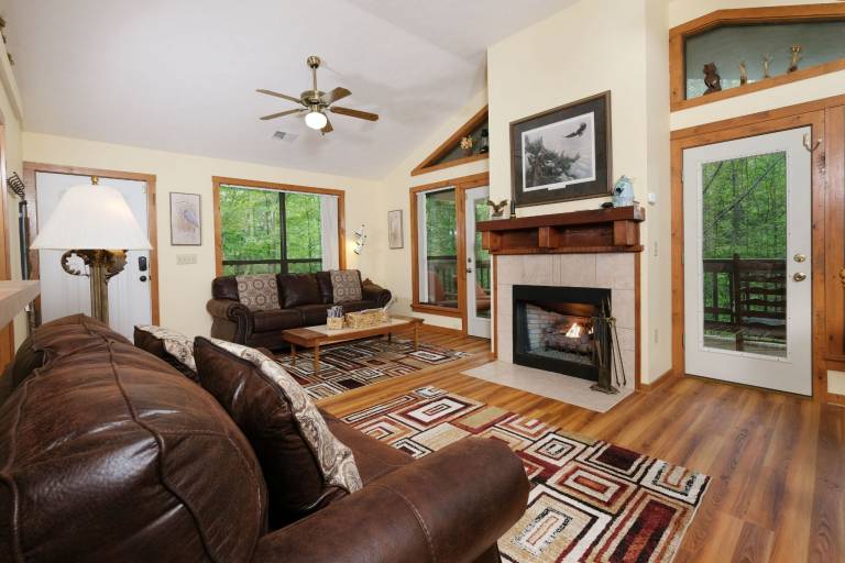 Cabin with patio & BBQ | Mountain view — photo 4