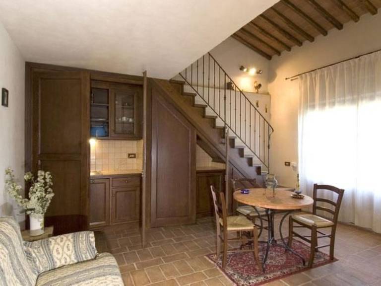 Ferienwohnung mit Hund in Asciano f&uuml;r max. 2 Personen