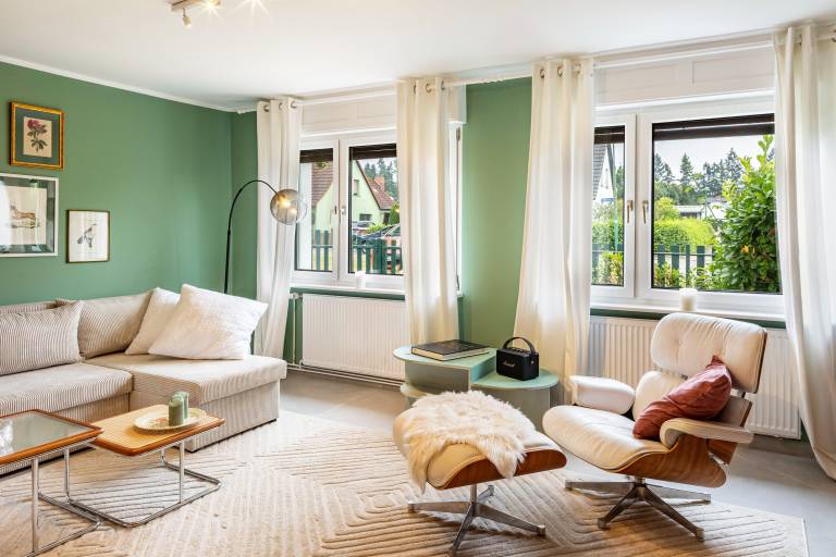 Ferienhaus Dahlienhof mit privatem Garten und Wi Fi