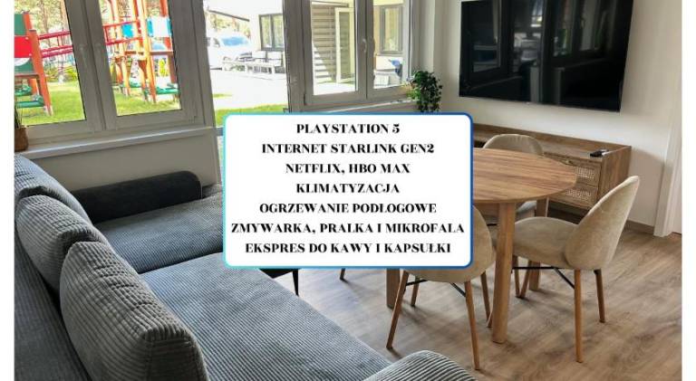 Holiday apartment with patio | Next to the beach | Pets are welcome in Ustka