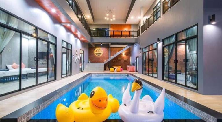 House with patio & private pool | Pets allowed in Phetchaburi