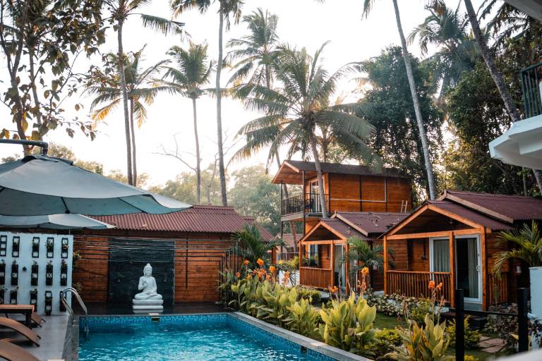 Tranquill Riverside Luxury Chalets in Calangute