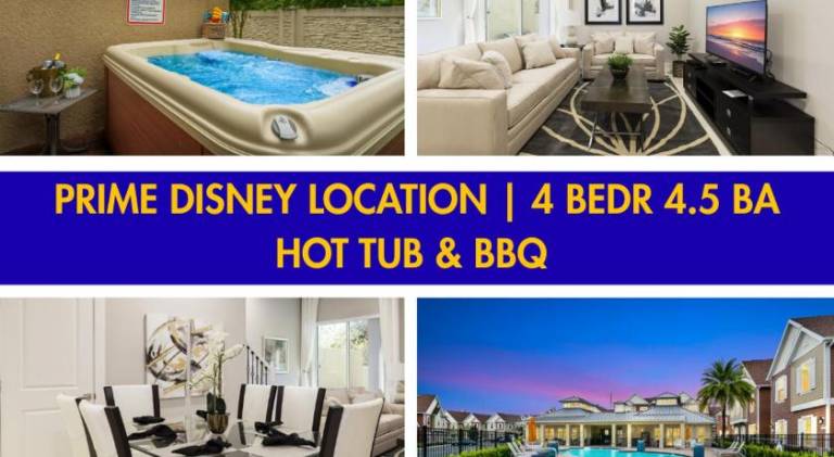 5min Disney Lovely Villa Hot tub 130 in Kissimmee, FL
