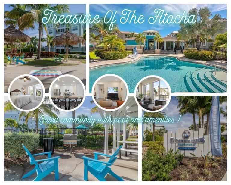 Family-oriented spacious condo with heated pool | Water view | Pets allowed in Bradenton, FL