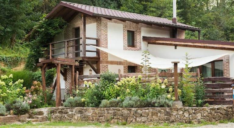 Domek w stylu alpejskim Ľuborča