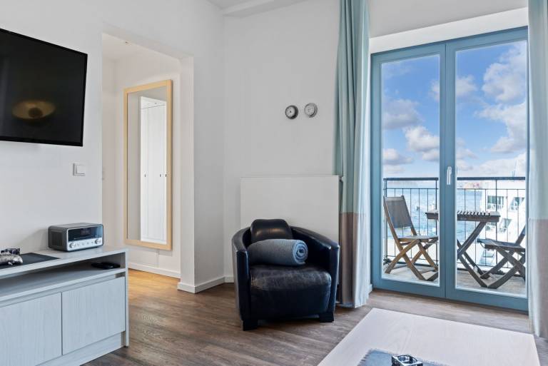 Ferienapartment mit Balkon und tollem Ausblick an der Hafenspitze von Wismar — photo 5