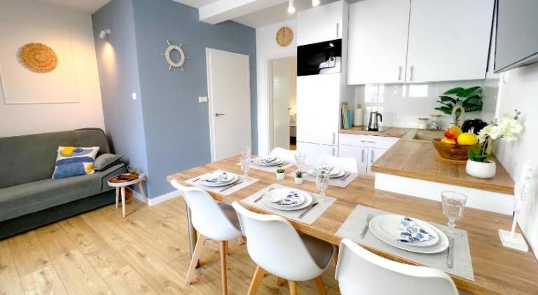 Holiday apartment with pool in Ustka