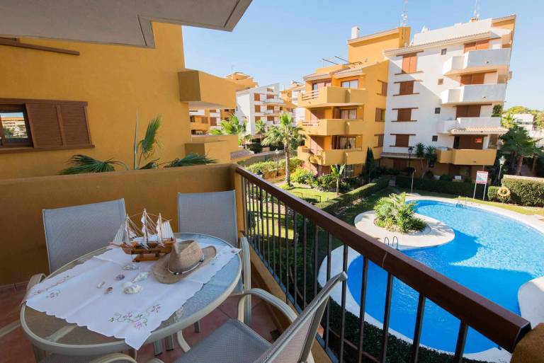 Rental apartment with private pool & garden | Beach view in Almeria