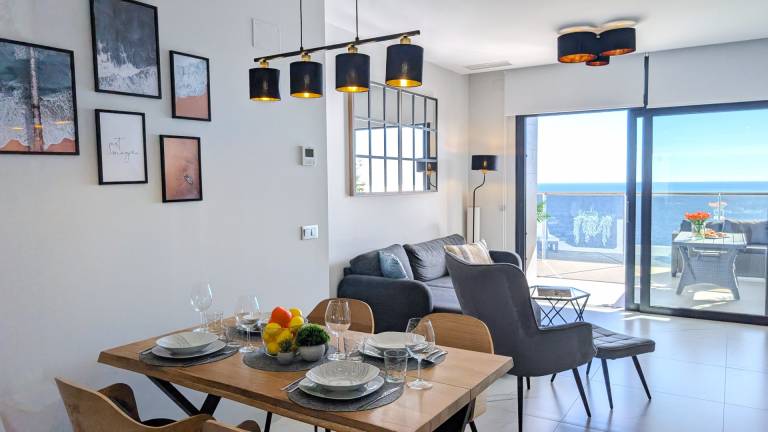 Apartment with sauna, heated pool & terrace | Water view — photo 2