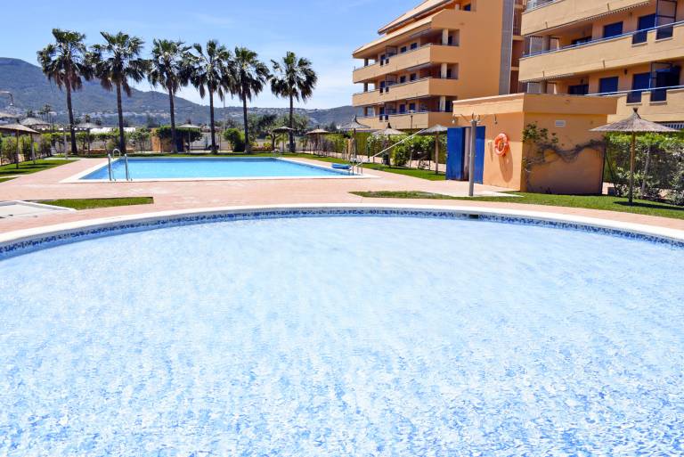 Holiday apartment with pool, patio & garden in Denia