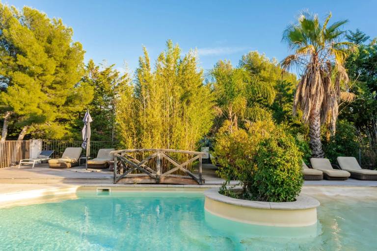 House with pool, grill & terrace | Garden view in La Cadiere-d'Azur
