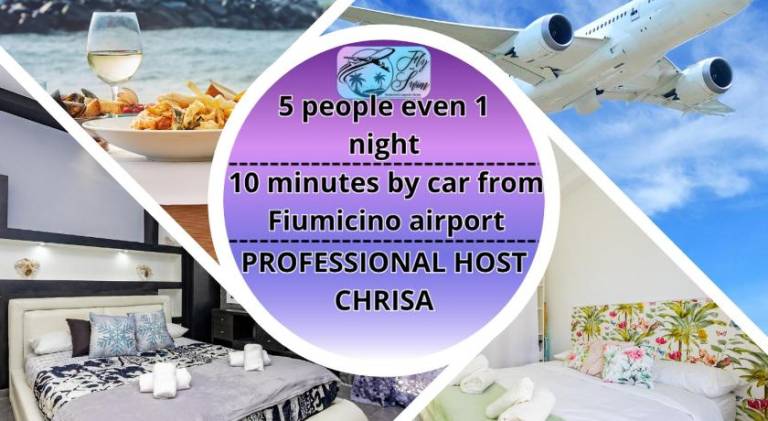 Fully equipped holiday apartment with patio | Close to the beach | Pet-friendly in Fiumicino