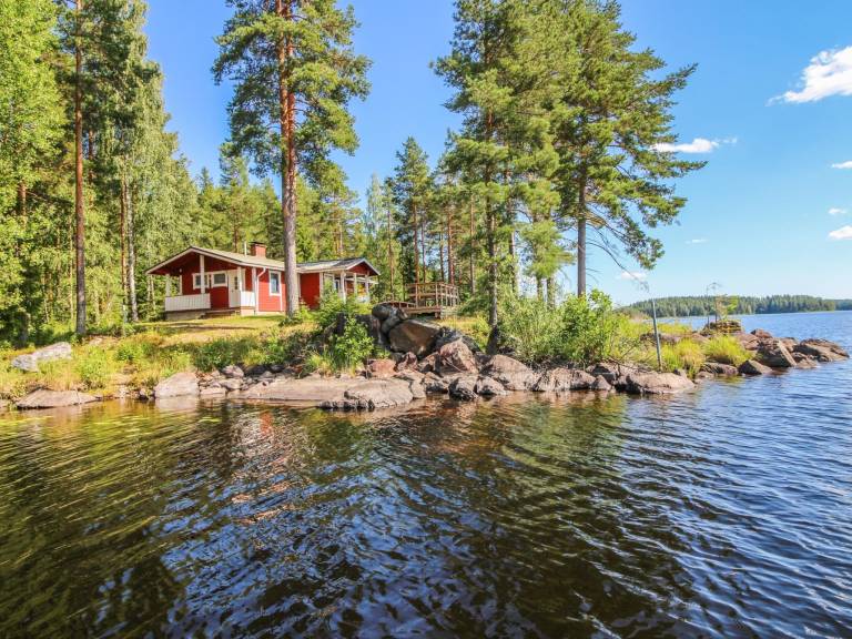 Ferienhaus mit Hund in Leppävirta, Finnland für max. 5 Gäste