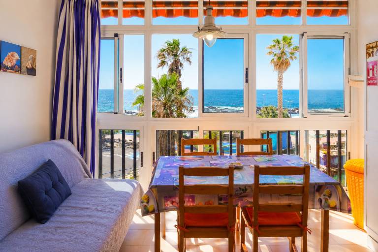 Ferienwohnung in Mesa del Mar, Tacoronte f&uuml;r max. 2 Personen am Atlantik