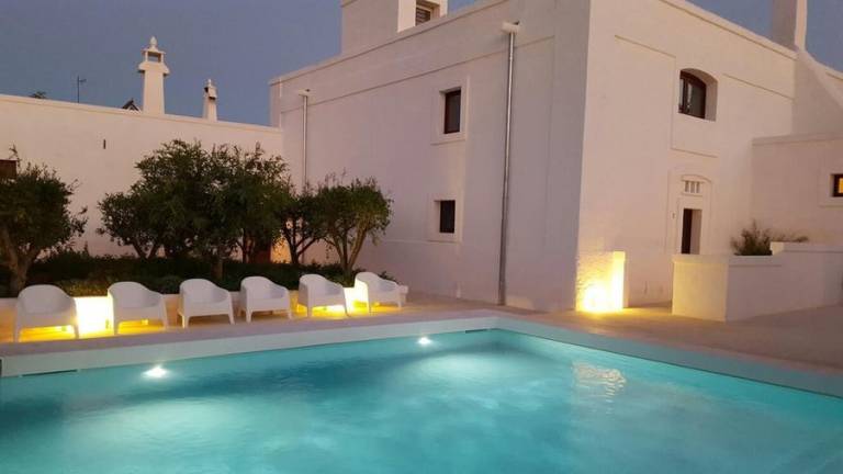 Masseria Stefanodelconte: Camera King con Vista Piscina — photo 2
