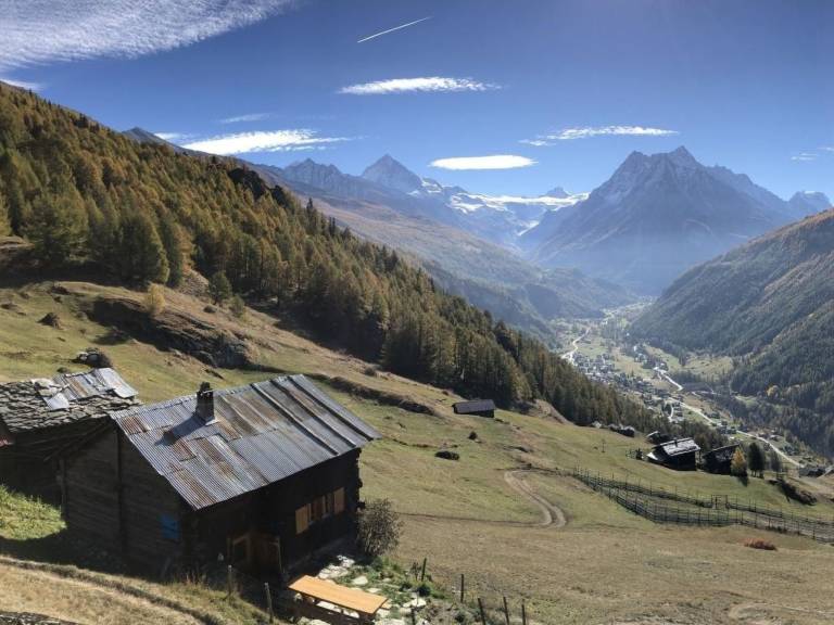 Ferienhaus mit Hund in Evolène, Wallis fuer max. 4 Personen