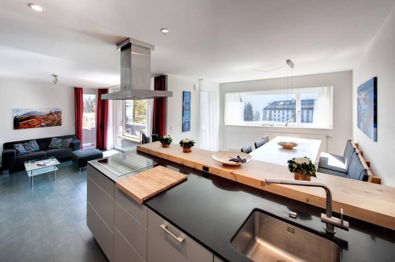 Ferienwohnung mit Hund in Arosa f&uuml;r max. 6 Personen